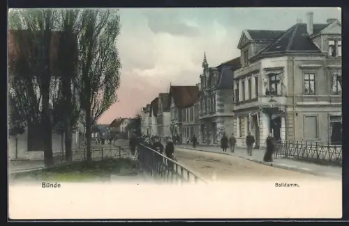 AK Bünde, Ansicht Bolldamm-Strasse