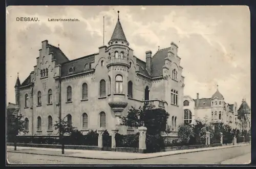 AK Dessau, Partie am Lehrerinnenheim