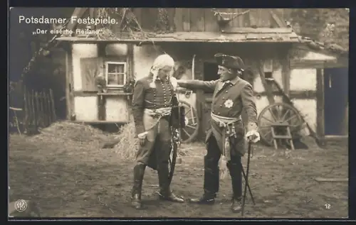 AK Potsdam, Festspiele, Szene aus Der eiserne Heiland