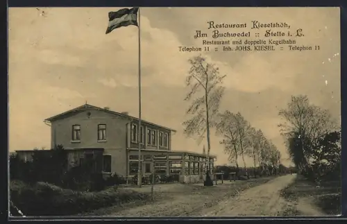 AK Stelle i. L., Restaurant Kieselshöh, Am Buchwedel, Inh. Johs. Kiesel