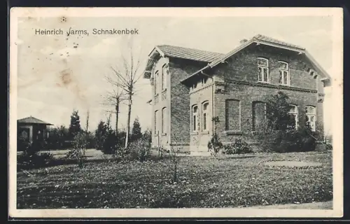 AK Schnakenbek b. Lauenburg, Villa von Heinrich Jarms