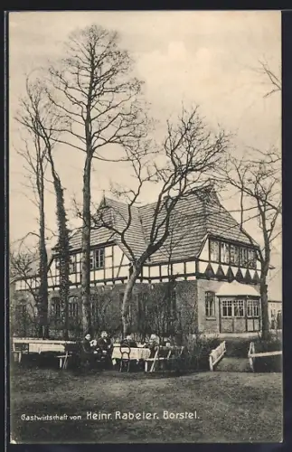 AK Borstel / Luhe, Gasthaus von Heinr. Rabeler