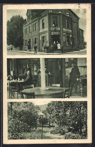 AK Wanne-Eickel, Restaurant Heinrich Werner in der Königsgruberstrasse 49