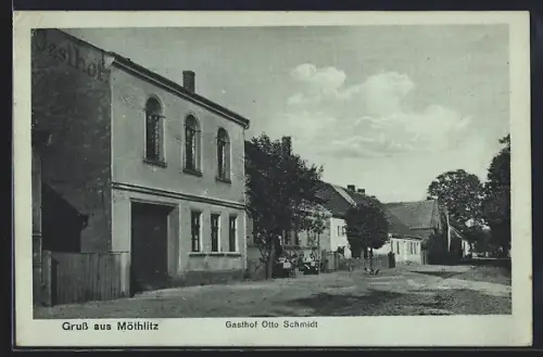 AK Möthlitz, Gasthof Otto Schmidt