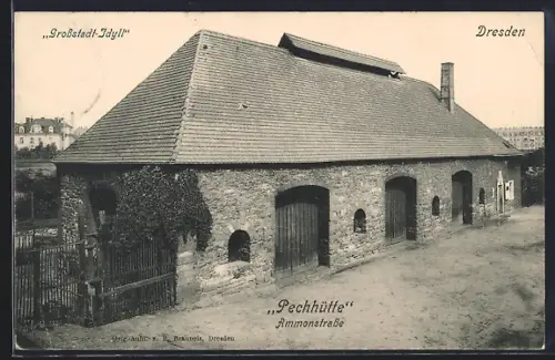 AK Dresden, Pechhütte, Ammonstrasse 91