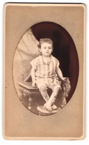 Fotografie Jean Geiser, Alger, Rue Bab Azoun 7, Porträt eines kleinen Kindes
