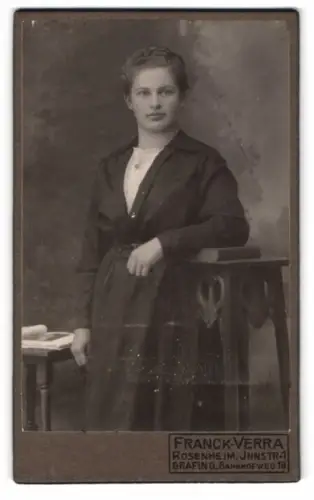 Fotografie Franck-Verra, Rosenheim, Porträt einer jungen Dame