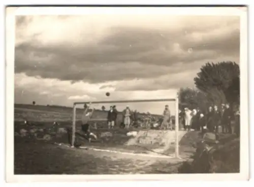 4 Fotografien Ansicht Mühlbach a. M., Handball Spiel Hohenwarth - Ravelsbach, 1931