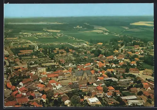 AK Damme, Totalansicht vom Flugzeug aus