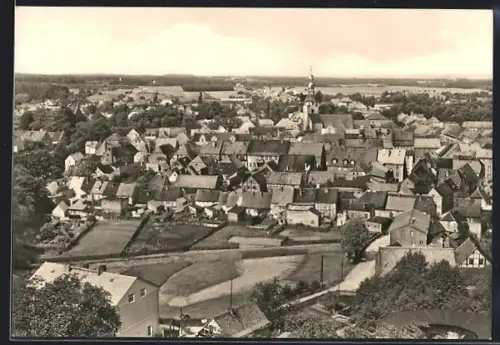 AK Belzig, Blick von der Burg auf den Ort