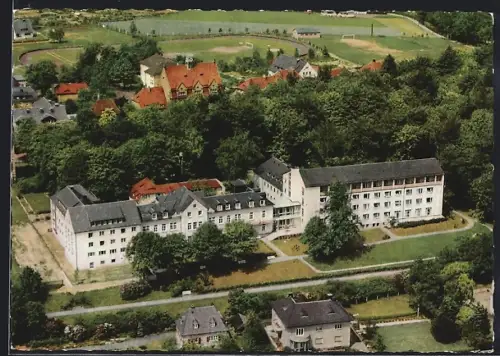 AK Münchberg, Kreiskrankenhaus, Fliegeraufnahme