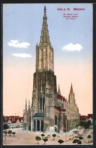 AK Ulm, Blick auf das Münster