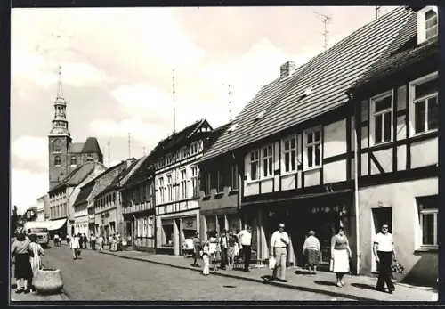 AK Tangermünde, Partie in der Leninstrasse