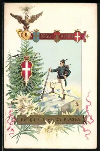 AK 6 Regg. Alpini, Di Qui Non Si Passa