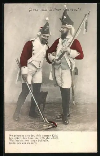 AK Köln, Ehrengarde des Prinzen Carneval No. 4