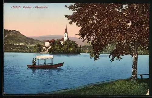 AK Veldes, Bootspartie und Kirche