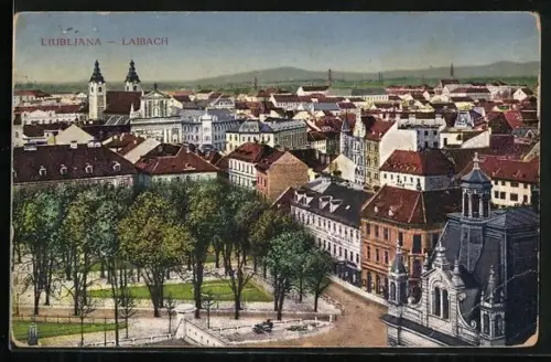 AK Ljubljana / Laibach, Totalansicht