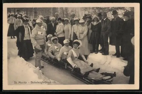 AK St. Moritz, Bobsleigh-Start