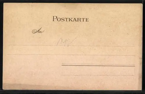 Lithographie rauchender Mann mit Bierkrug, Edwin Bormann