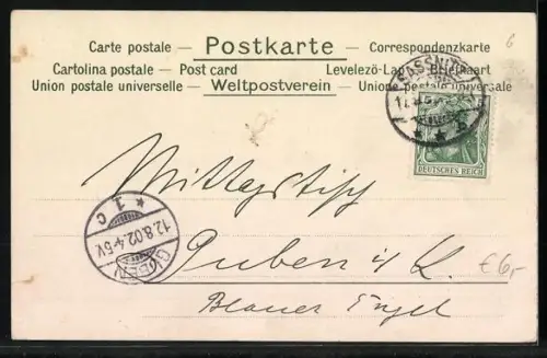 Lithographie Frau im Badeanzug auf einer Bank am Strand