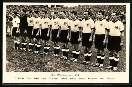 AK Deutsche Fussball-Nationalmannschaft, Weltmeister 1954