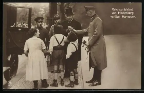 AK Paul von Hindenburg verlässt Hannover