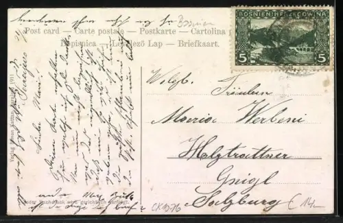 AK Bistrik, Totalansicht mit Franz-Josef-Kaserne