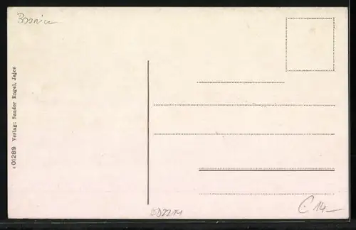 AK Jajce, Strassenpartie mit alter Wehranlage
