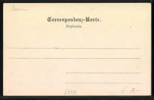 AK Bad Ilidze, Ortspartie mit Strasse