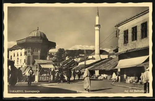 AK Sarajevo, Auf der Bascarsija