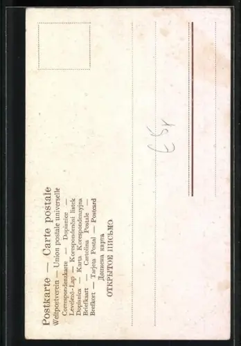 AK Koch präsentiert ein Fischgerippe