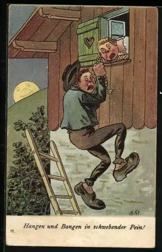 AK Hangen und Bangen..., Malheur beim Fensterln