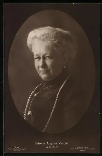 AK Porträt Kaiserin Auguste Victoria von Preussen