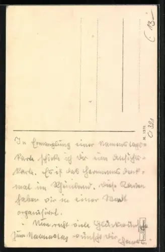 AK Weinernte mit Blick zum Denkmal