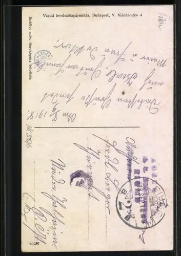 AK Fiume, Boote am Fiumaner Kanal