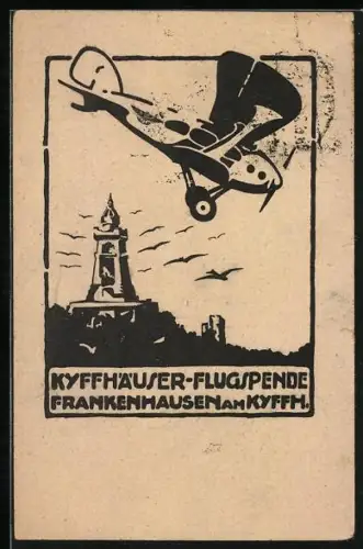 AK Kyffhäuser Flugspende Frankenhausen, Flugzeug