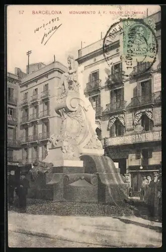 AK Barcelona, Monumento á F. Soler