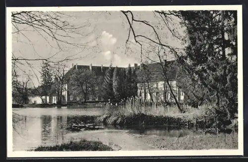 AK Hardehausen, Jugendhaus des Erzbistums Paderborn, Teich, Parkanlage