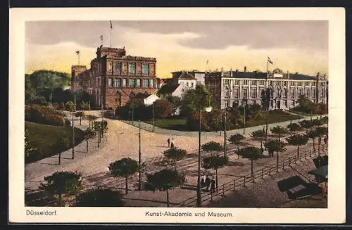 AK Düsseldorf, Kunst-Akademie und Museum