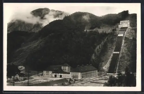AK Walchensee, Walchenseekraftwerk, Wasserschloss, Rohrleitungen