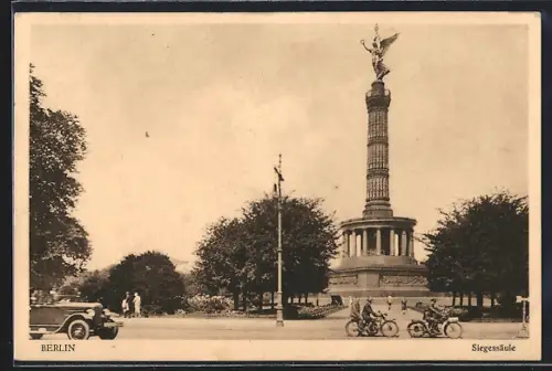 AK Berlin-Tiergarten, Siegessäule