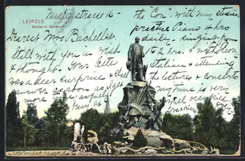 AK Leipzig, Bismarck-Denkmal