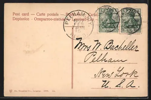 AK Leipzig, Bismarck-Denkmal