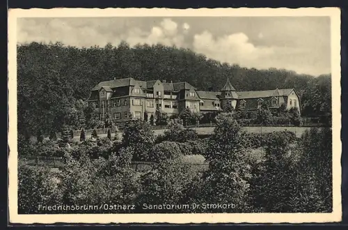 AK Friedrichsbrunn /Ostharz, Sanatorium Dr. Strokorb
