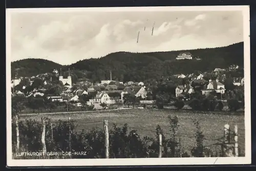 AK Gernrode /Harz, Panoramaansicht