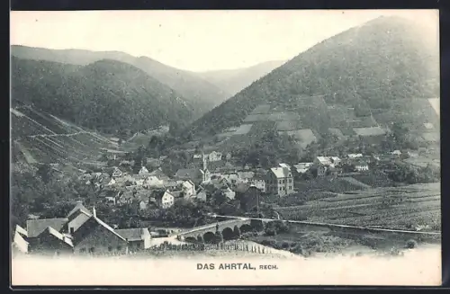 AK Rech / Ahr, Ortsansicht im Tal