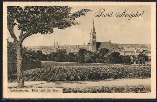 AK Aschersleben, Blick auf die Stadt