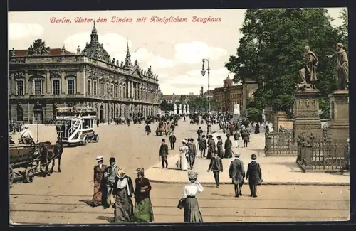 AK Berlin, Unter den Linden, Königliches Zeughaus