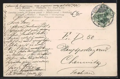 AK Berlin, Kranzlerecke, Hotel Café Bauer