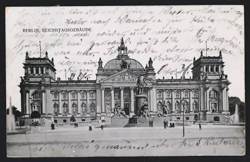 AK Berlin-Tiergarten, Reichstagsgebäude